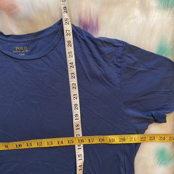 POLO Ralph Lauren Blue Short Sleeve Tee Shirt Classic Fit Size Large - Picture 5 of 5